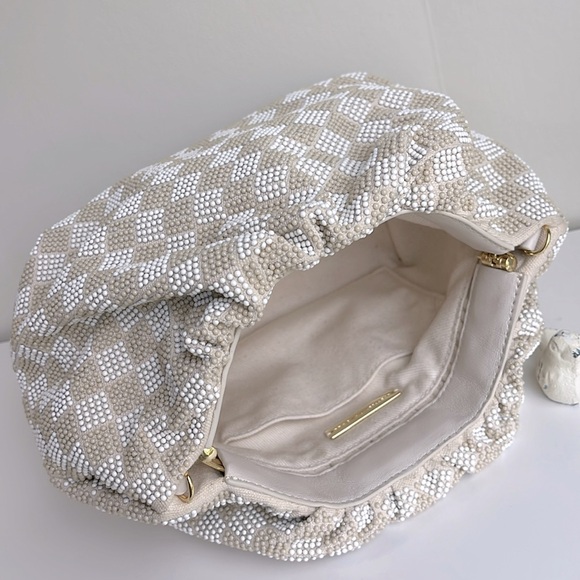 Loeffler Randall Pleated Beaded Clutch - Picture 9 of 16